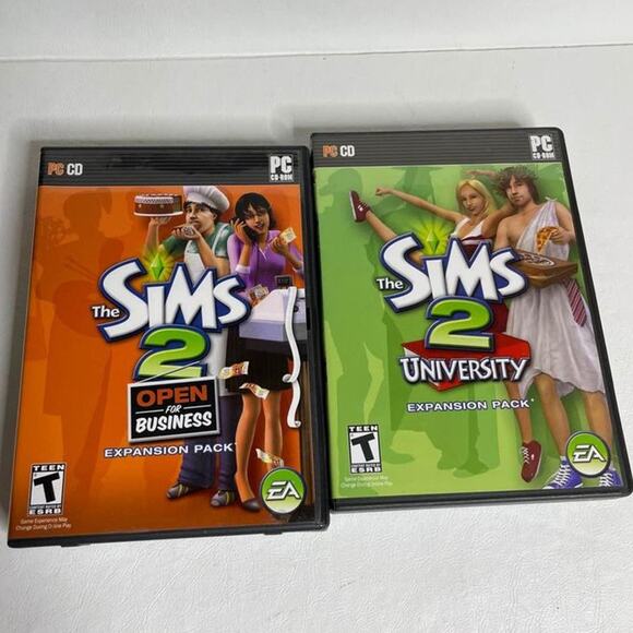 Lot of 6 Sims PC Games CD W/ MANUALS (1C-PCS23) - Picture 5 of 9